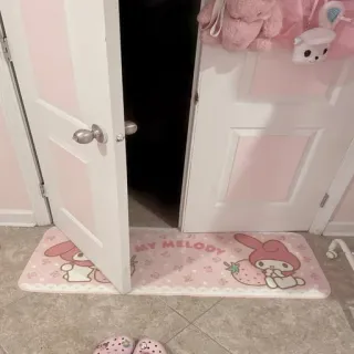 👁 9a2776b8 My Melody MY MELODY My Melody, Sanrio, capacho, kawaii, fofo, rosa, morango, desenho animado whatsapp sticker