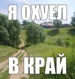 😁 74a67df0 Я ОХУЕЛ
В КРАЙ Russisch, beledigend, dorp, platteland telegram sticker