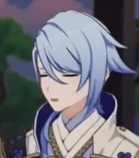 🌟 7f8f48f4 Kamisato Ayato Genshin Impact Anime, Spiel, Genshin Impact, Kamisato Ayato, Charakter telegram sticker