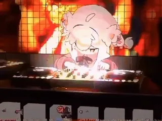 😋 c2fb1555 DJ, Anime, Musik, Party, Plattenspieler, Animation telegram sticker