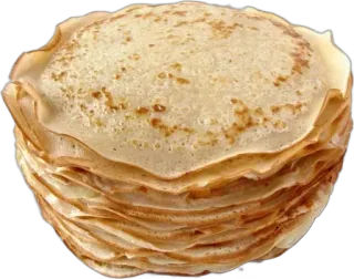 🌟 9757e926 pancakes, stack, food, breakfast, dessert whatsapp sticker