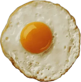 🌟 b051b81b food, breakfast, egg, fried egg, yolk whatsapp sticker
