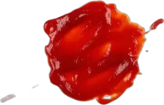 🌟 bf7b3869 ketchup, sauce, red, condiment whatsapp sticker