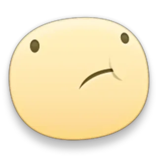 😶 10dfa879 表情符号, 表情, 脸, 表情, 困惑, 怀疑 telegram sticker