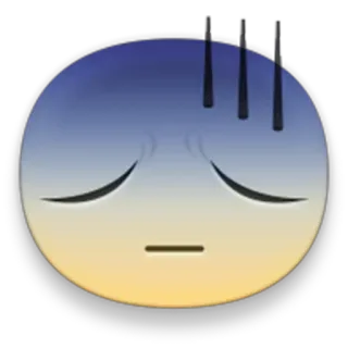 😰 c86e67ce 难过, 不开心, 情绪, 感觉, 绝望 telegram sticker