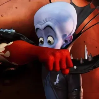 🌟 6c6da231 Megamind Megamind, Cartone animato, Cattivo, Supereroe, Animazione, Film telegram sticker