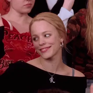 ♥️ 81485f89 Regina George Mean Girls Mean Girls, Regina George, Rachel McAdams, teen movie, high school, movie telegram sticker