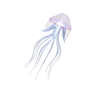 🌟 5632da4a água-viva, criatura marinha, vida marinha, oceano, aquático, invertebrado, tentáculos, transparente telegram sticker