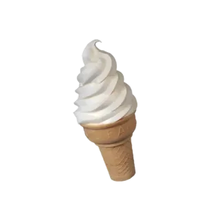 🌟 7d80b4c3 sorvete, sobremesa, doce, cone, comida telegram sticker