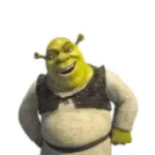 👍 49d94e6f Shrek огр, мультфильм, анимированный, фильм, Шрек, смешной, мем whatsapp sticker