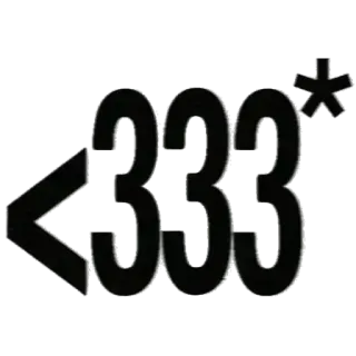 ❤️ 8750c0c8 <333* coeur, nombre, amour, langue Internet whatsapp sticker