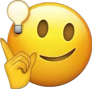 💡 fb3074d7 이모지, 전구, 아이디어, 생각, 똑똑한, 영리한 telegram sticker