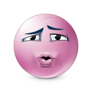 😘 6b35c372 Emoji, Beijo, Beijando, Rosto, Rosa, Expressão, Lábios telegram sticker