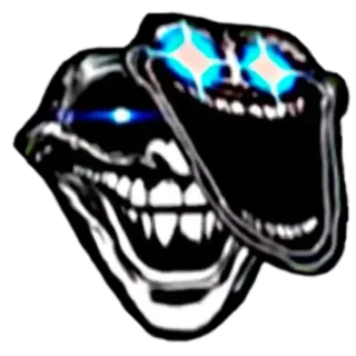 😩 07d3941c Trollface, Meme, Seram, Gelap telegram sticker