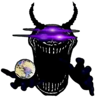 🙁 1ea66d62 meme, trollface, gelap, seram, horor telegram sticker