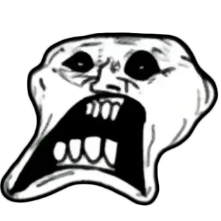 🥸 25419837 Meme, Trollface, Marah, Amarah, Internet telegram sticker