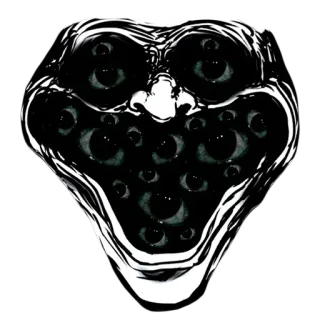 😵‍💫 3605f7de Horor, Monster, Menyeramkan, Mata, Gelap telegram sticker