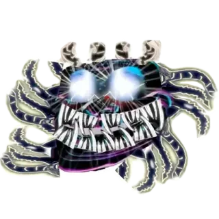 😊 3d0cceae monster, kepiting, makhluk, menakutkan, seram, tentakel telegram sticker