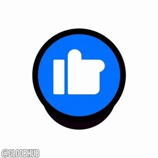 😈 47a35fb6 Jempol ke atas, Suka, Media sosial, Positif, Biru, Gestur tangan telegram sticker