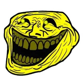 😨 b69be0c7 Troll, Meme, Internet, Humor, Kuning telegram sticker