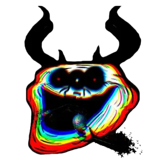 🤮 f4dd9e13 Troll, Wajah, Meme, Seram, Monster telegram sticker