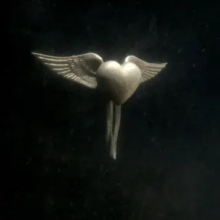 🕊️ 4056893f heart, wings, love, angel, metallic, decoration telegram sticker