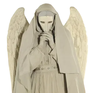 🕊️ 448da0da angel, mask, statue, religious, wings, sculpture telegram sticker
