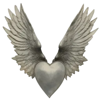 🕊️ 49c0e910 heart, wings, angel wings, love, romance telegram sticker