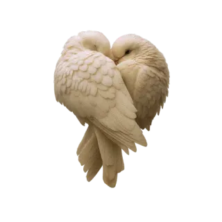 🕊️ cac3120e doves, birds, white doves, peace, love, wedding, pigeons, animals telegram sticker