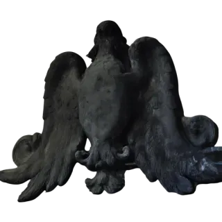 🐦‍⬛ d05c94f8 eagle, bird, statue, emblem, heraldry telegram sticker