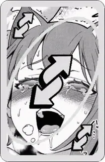 ♾️ 1a5b03ee anime, uno, reverse card, crying telegram sticker