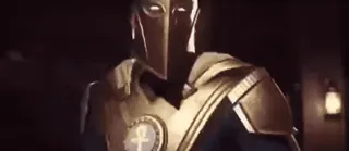 👎 76bc3cec Doctor Fate dc comics, superhero, sorcerer, magic, helmet telegram sticker