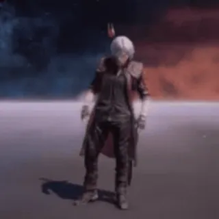 😕 5b878215 Dante Devil May Cry devil may cry, dante, jeu vidéo, personnage, jeu d'action, anime telegram sticker