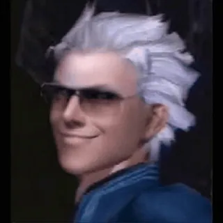 😎 8f06f0ac Vergil Devil May Cry vergil, devil may cry, jeu vidéo, personnage, lunettes de soleil, suffisant telegram sticker