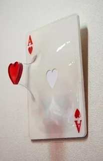 😍 ab6cc963 As de cœur, Carte à jouer, Jeu de cartes, Cœur, Symbole, Chance, Fortune telegram sticker