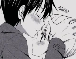 😙 d708dfce чмок Anime, Manga, Baiser, Romance, Couple telegram sticker