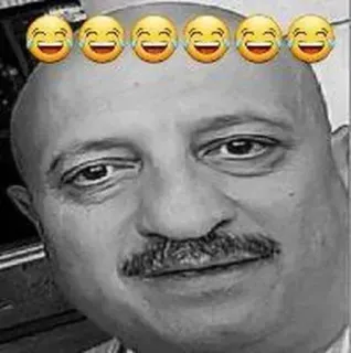 ➰ e5c2981f ผู้ชาย, ใบหน้า, สีหน้า, อีโมจิ, ขำขัน, ภาพเหมือน, มีม whatsapp sticker