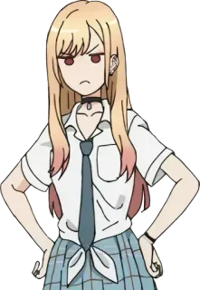 😠 6b4716d9 Anime, Garota, Irritada, Desenho animado, Chibi telegram sticker