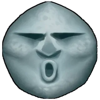 🥵 c1734e05 lua, rosto, emoji, chocado, horror, grito, expressão telegram sticker