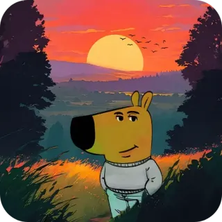 🔥 d0e47416 การ์ตูน, พระอาทิตย์ตก, วิว, สัตว์, ตัวละคร telegram sticker