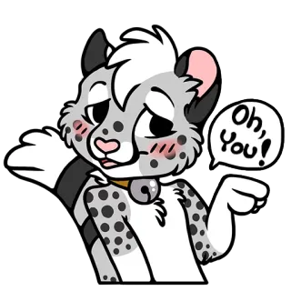 😘 4cebe7ec Oh, You! imut, hewan, berbulu, kucing, genit telegram sticker