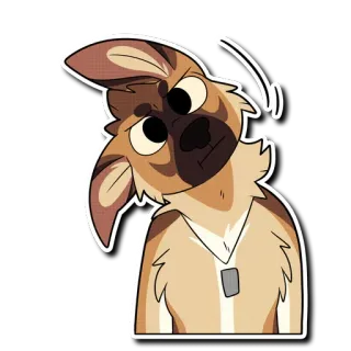 Seven telegram stickers