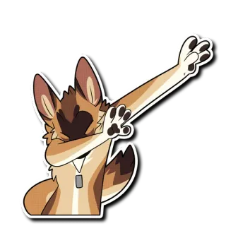 Seven telegram stickers