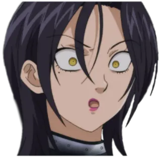 😲 ec7899a7 Merlin Seven Deadly Sins Anime, Cartoon, Schockiert, Überrascht, Magier whatsapp sticker