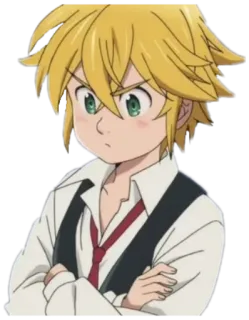 😒 fcc14571 Meliodas The Seven Deadly Sins Anime, Dämon, Drache, Sünde, Nanatsu no Taizai whatsapp sticker