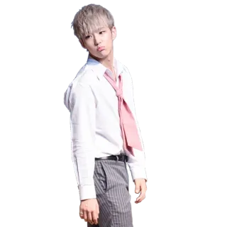 🙁 21131997 person, mann, koreanisch, hemd, krawatte, hübsch whatsapp sticker