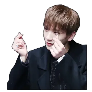 ❤️ 25f60f83 kpop, Herz, Sänger, Mann, Idol, Unterhaltung, asiatisch whatsapp sticker