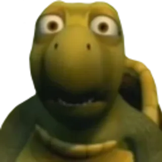 😧 1e70fbb6 turtle, animal, reptile, cartoon, animated telegram sticker
