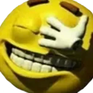 🤣 b6606626 emoji, smiley, laughter, face palm, ironic, funny, meme telegram sticker