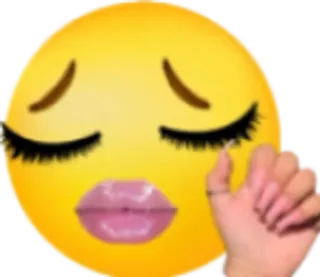 💅 e447aab7 emoji, crying, sad, expression, face, hand telegram sticker